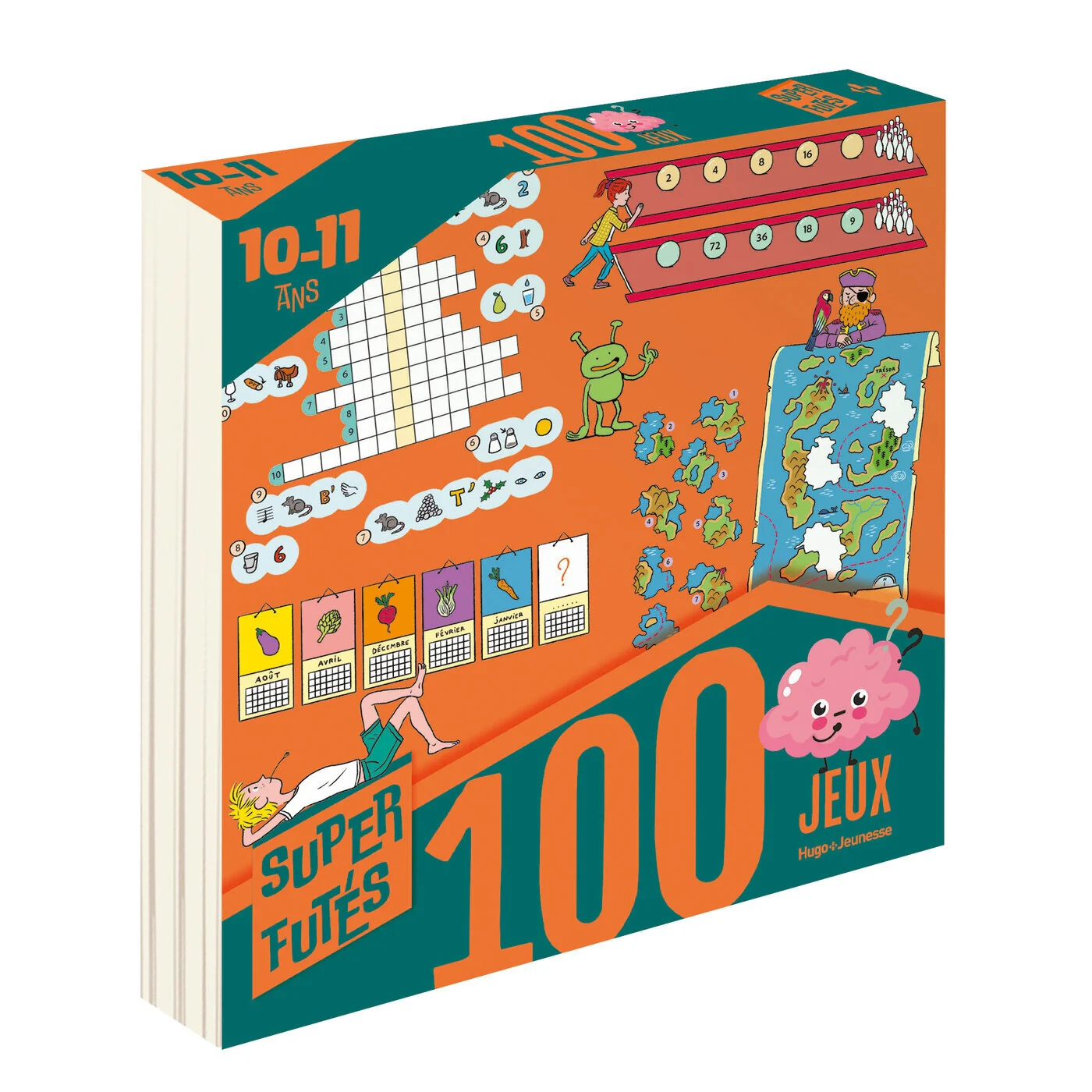 100 jeux pour Super Futés 10-11 ans - CM2