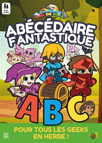 Abécédaire fantastique, une aventure à colorier : Mon premier jeu de rôle, une aventure à colorier