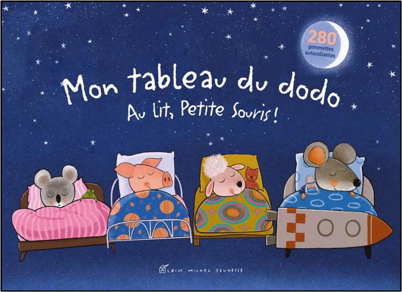 AU LIT PETITE SOURIS!MON TABLEAU DU DODO - Image 2