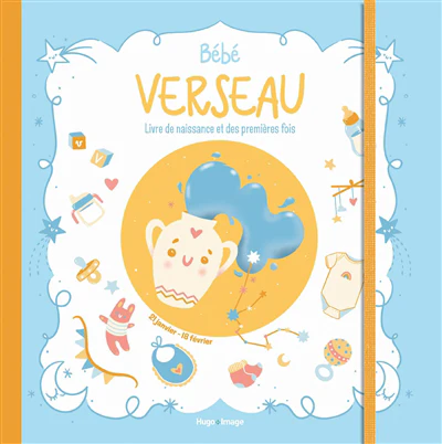 Bébé Verseau - Livre de naissance et des premières fois