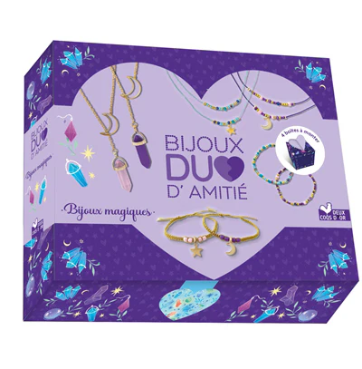 Bijoux duo d'amitié - Bijoux magiques - coffret avec accessoires