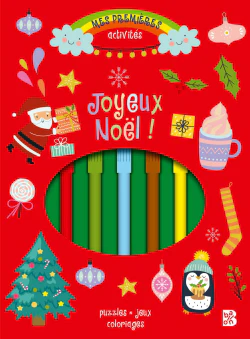 Bloc d'activités avec feutres: Noël