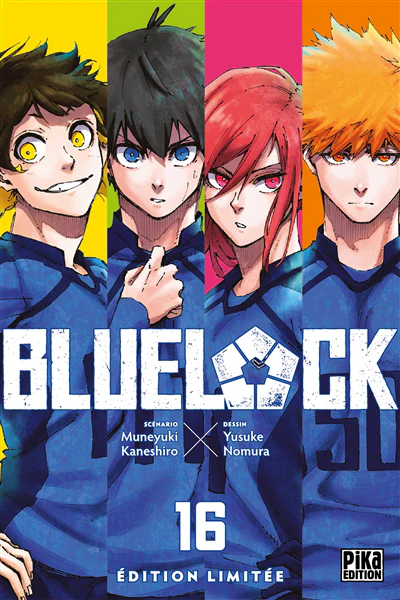Blue lock : volume 16 + Blue lock, egoist bible, guide officiel : coffret