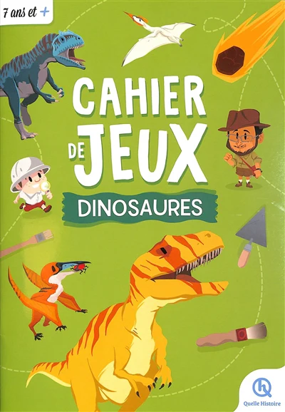 Cahier de jeux - Dinosaures