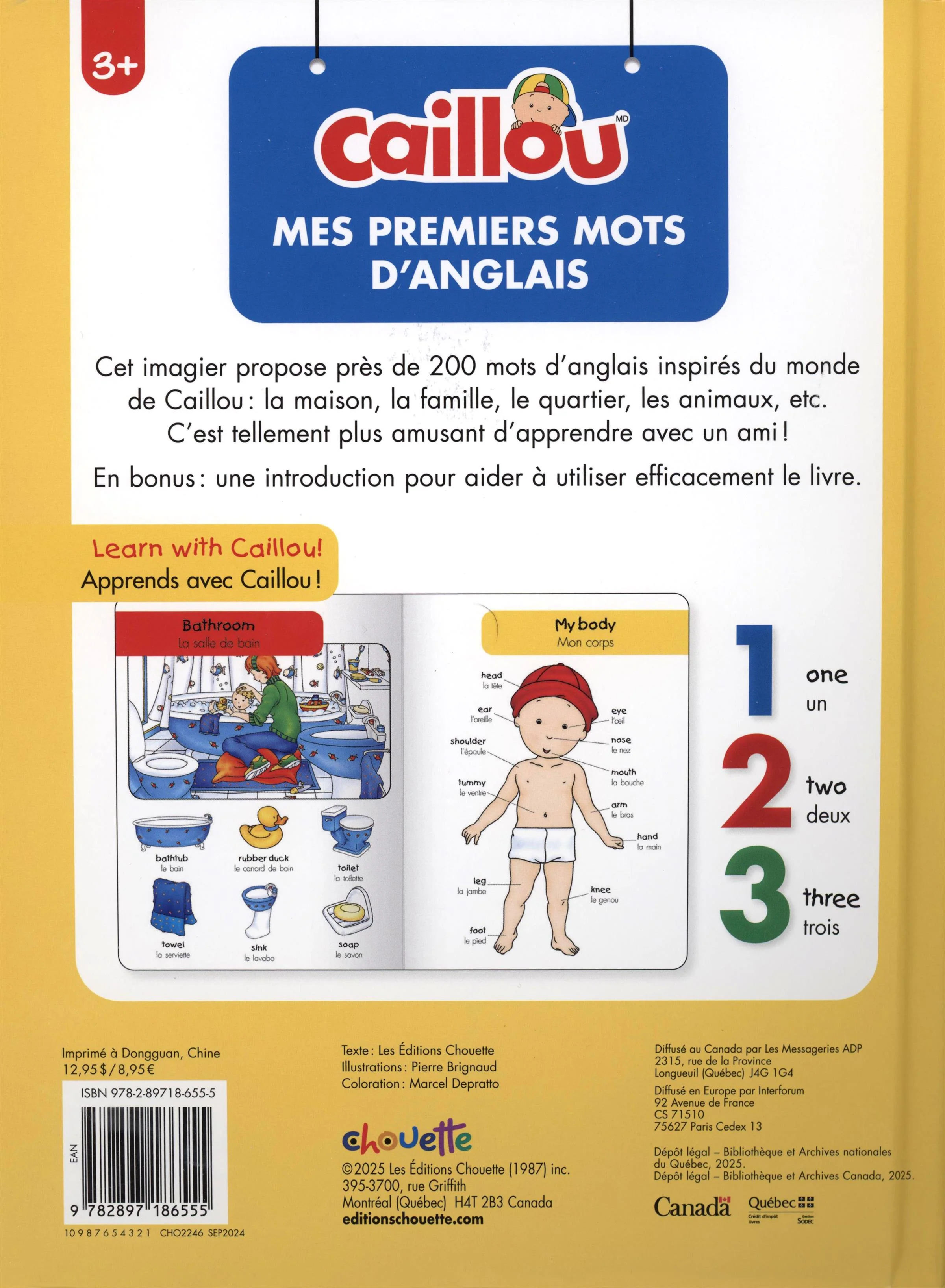 Caillou mes premiers mots d'anglais -ne - Image 2