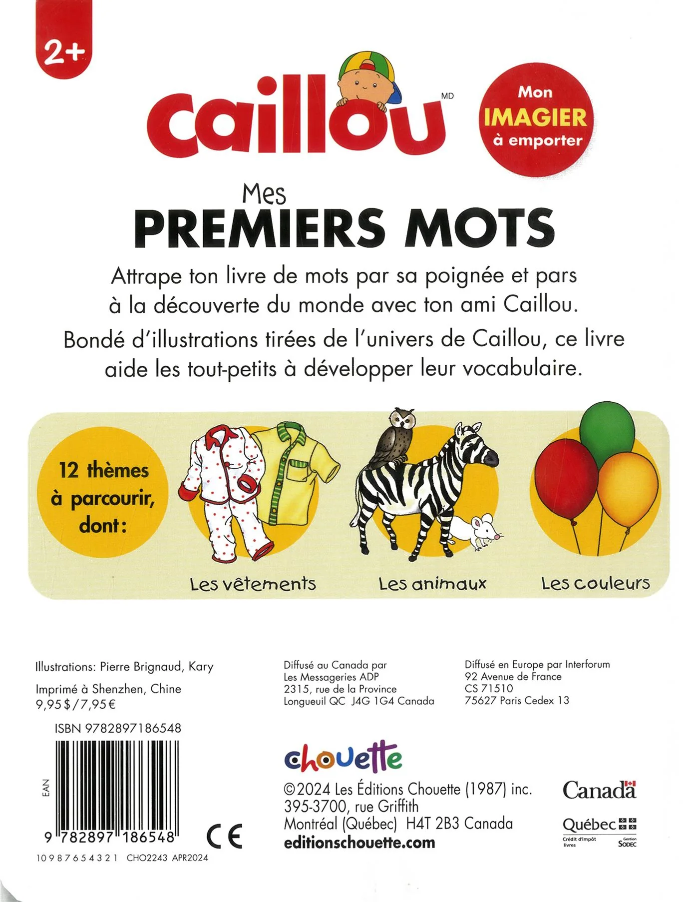 Caillou -mes premiers mots -ne - Image 2