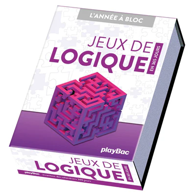 Calendrier Jeux de Logique en 365 jours - L'ANNÉE À BLOC