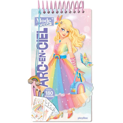 CARNET CREATIF MODE ACADEMY ARC-EN-CIEL - Image 6