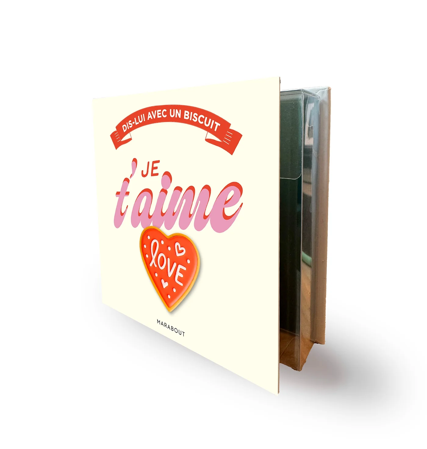 Coffret Dis lui avec un biscuit - Je t'aime