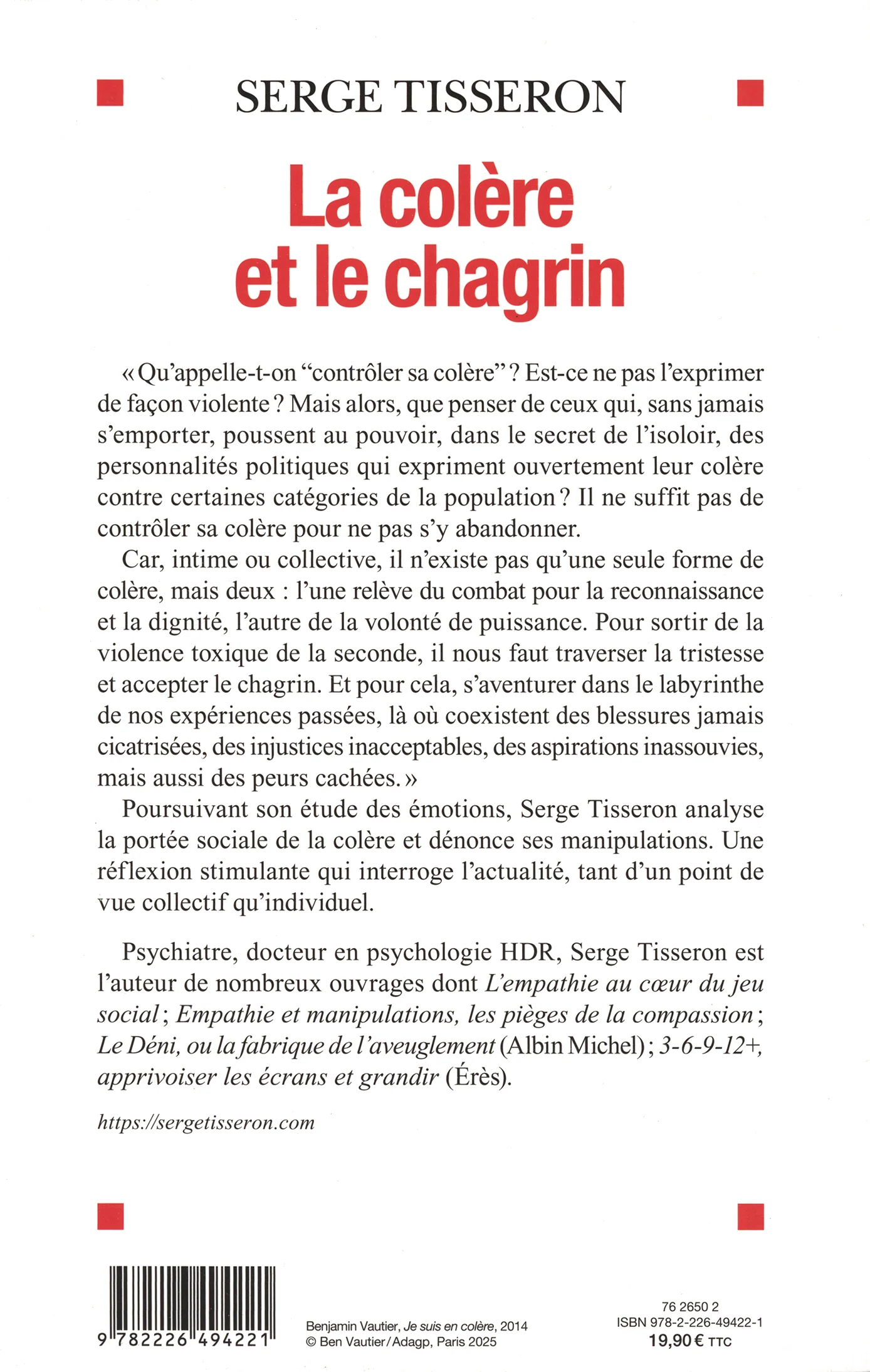 COLERE ET LE CHAGRIN -LE - Image 2