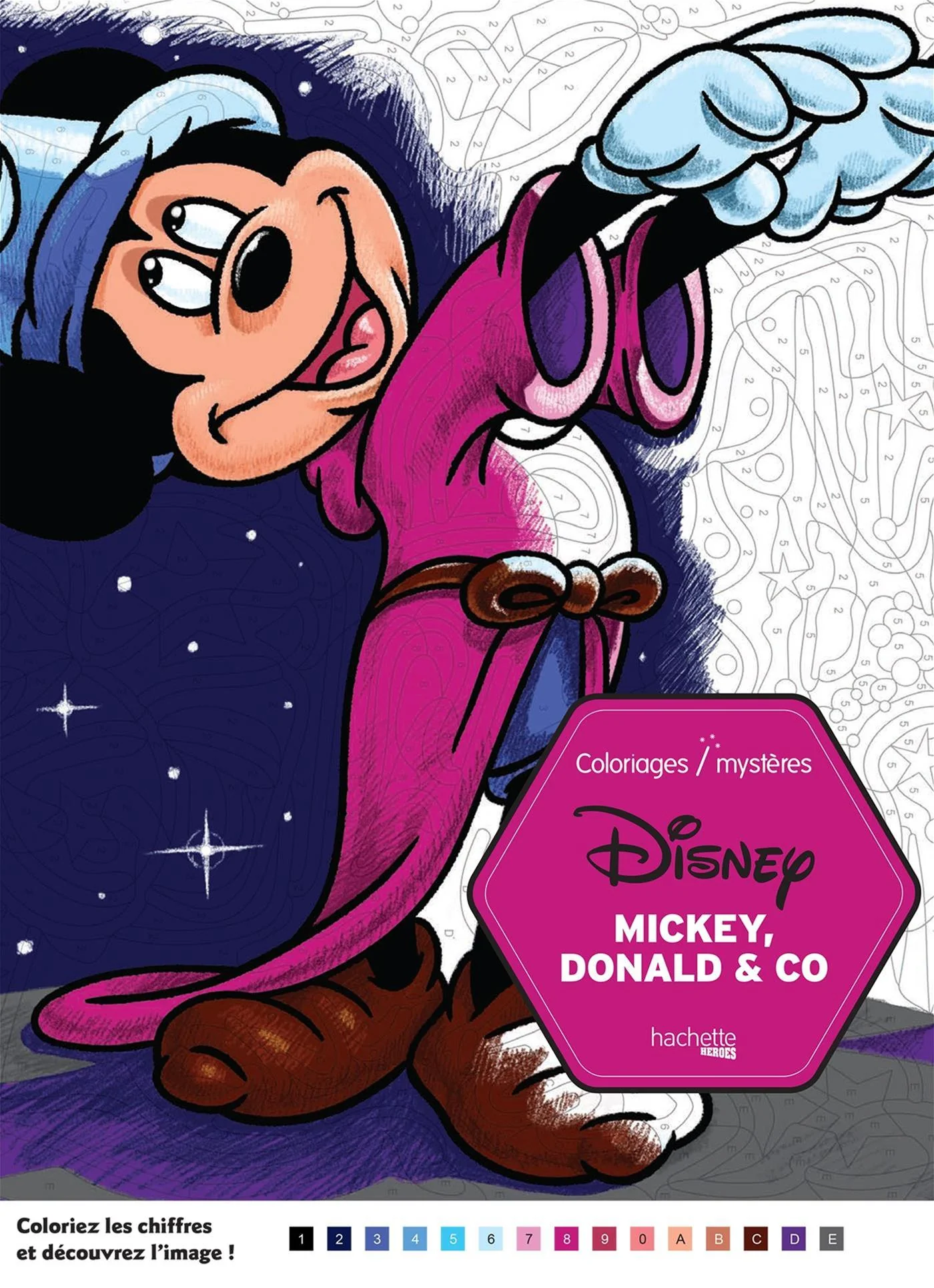 Coloriages mystères Disney - Mickey, Donald & Co