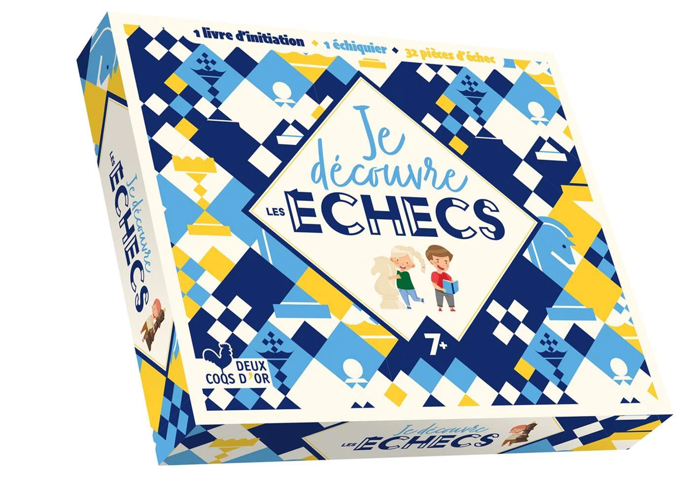 Je découvre les échecs : la méthode d'apprentissage, 1 échiquier