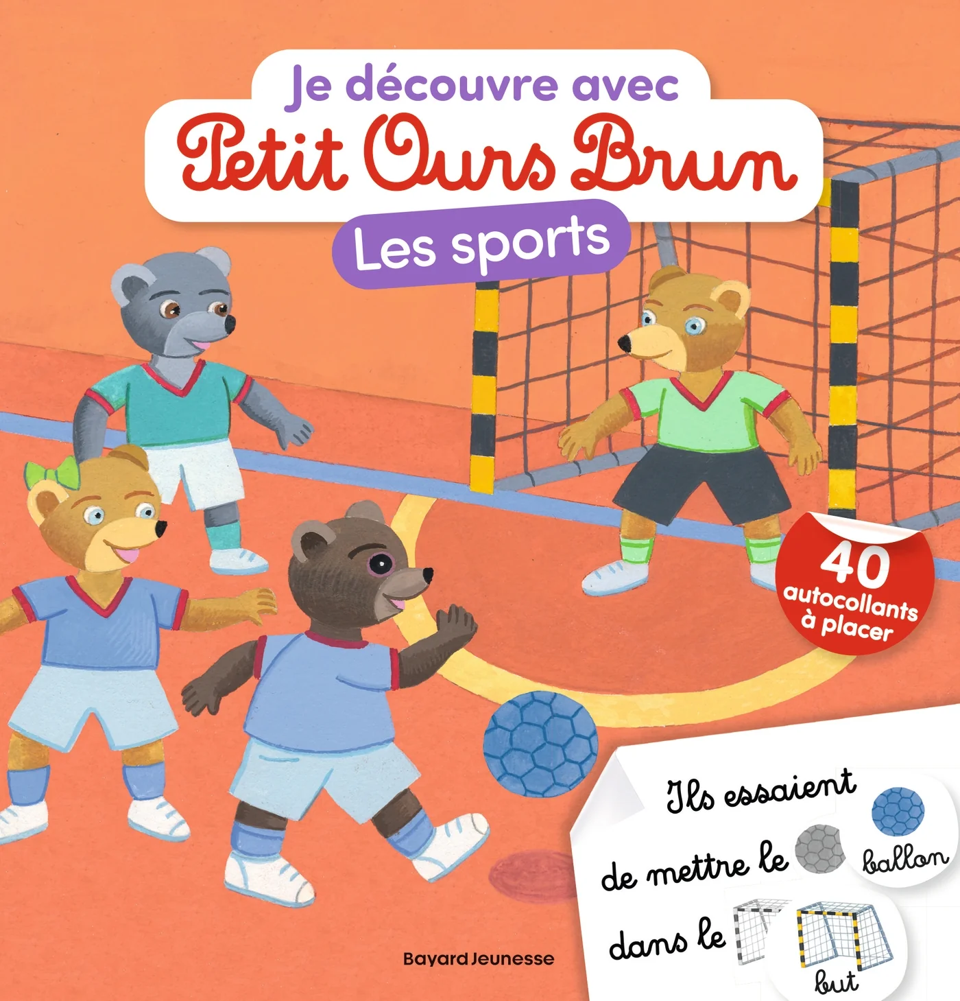Je découvre les sports avec Petit Ours Brun - Autocollants