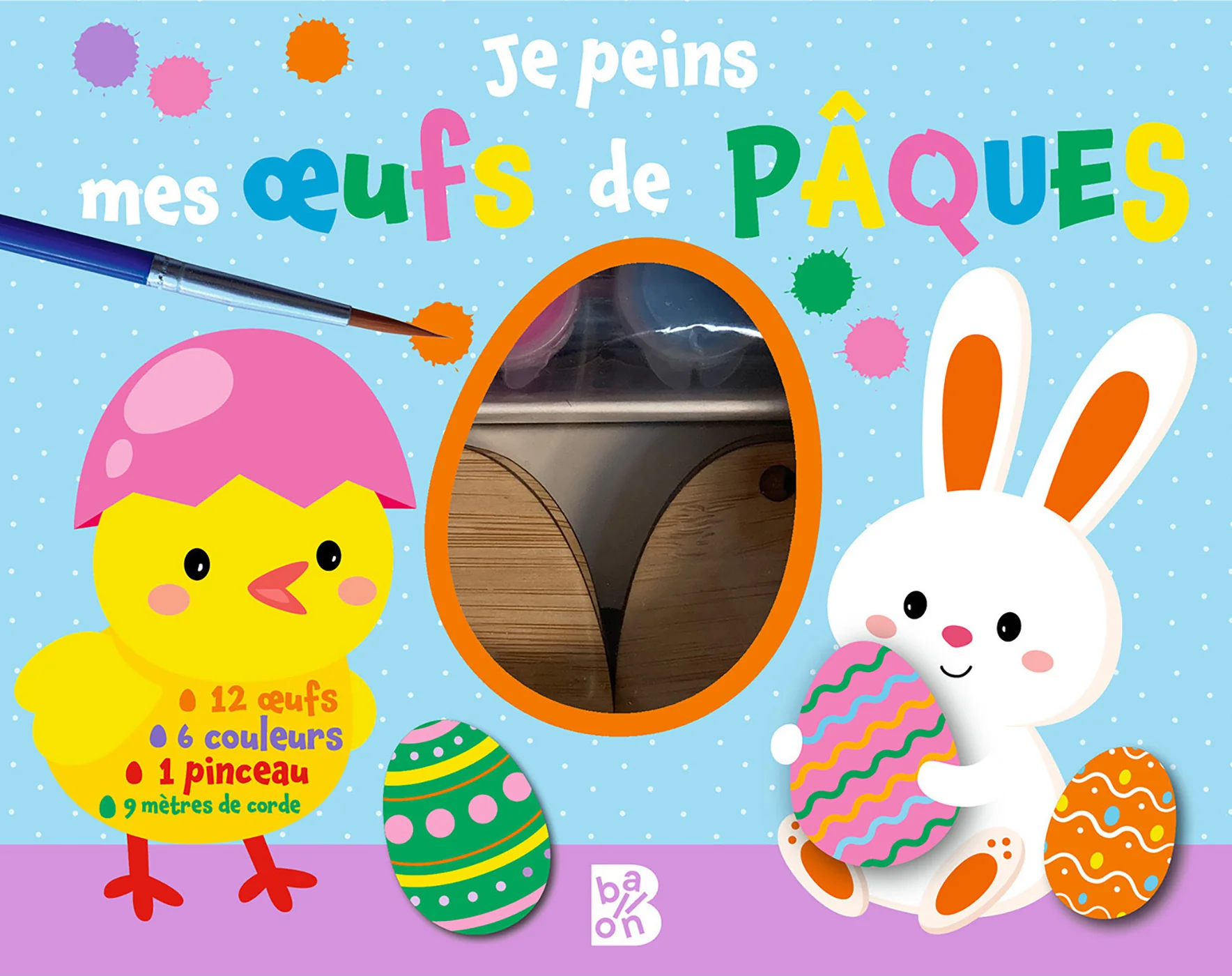 Je peins mes oeufs de Pâques