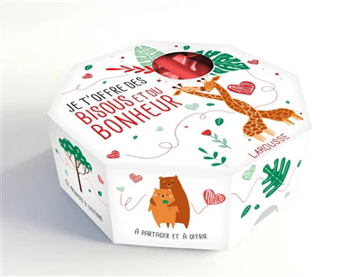 Je t'offre des bisous et du bonheur
