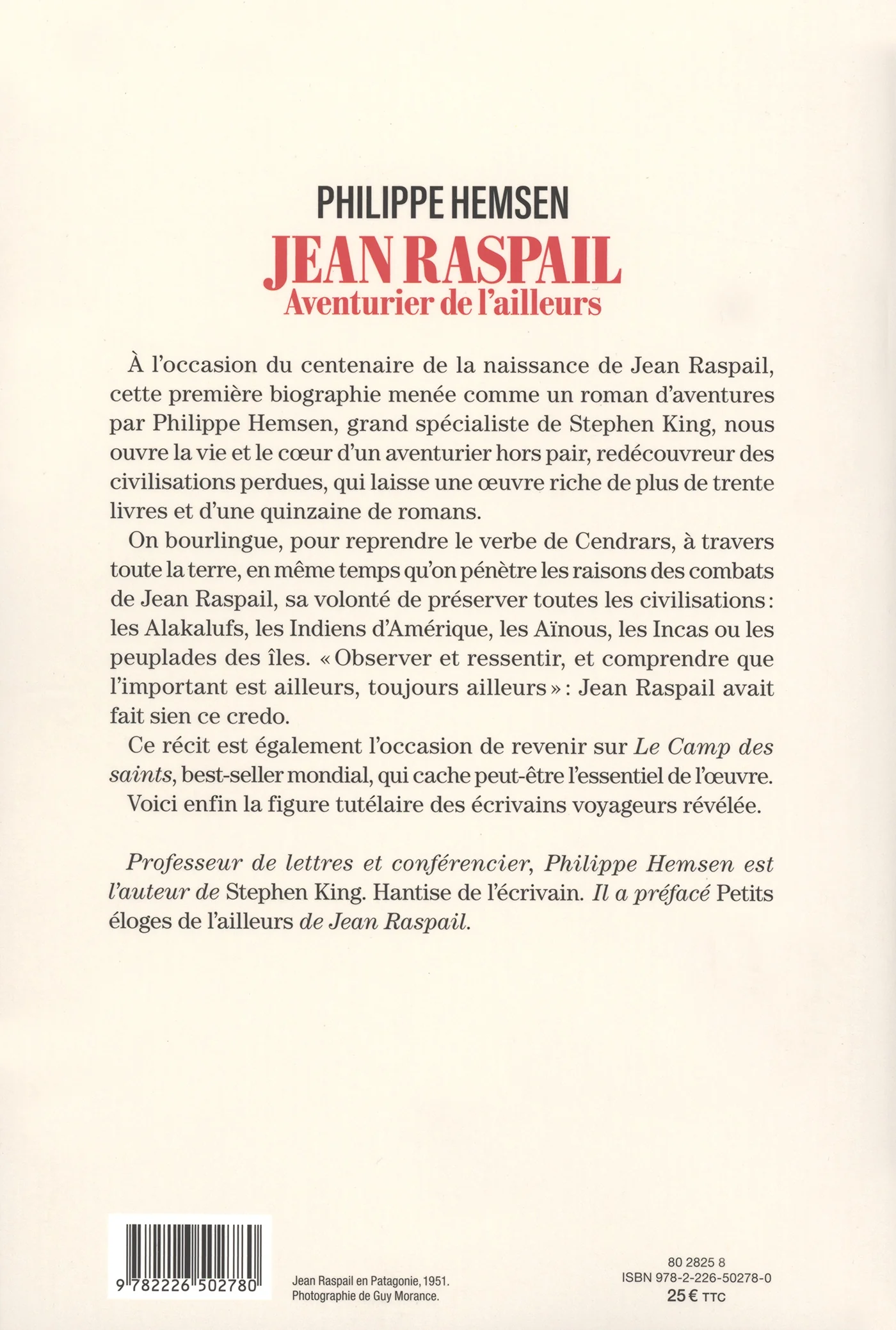 JEAN RASPAIL, AVENTURIER DE L'AILLEURS - Image 2