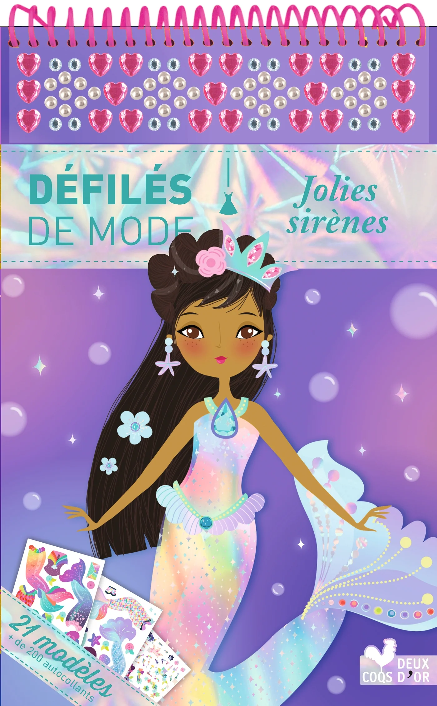 Jolies sirènes - bloc à spirale