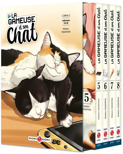 La gameuse et son chat : coffret volumes 5 à 8