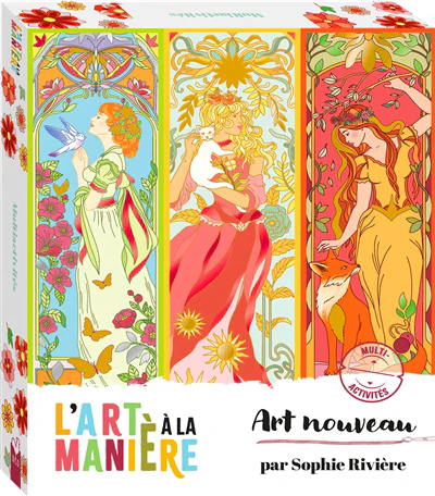 L'art à la manière Art nouveau - coffret avec accessoires - Image 5