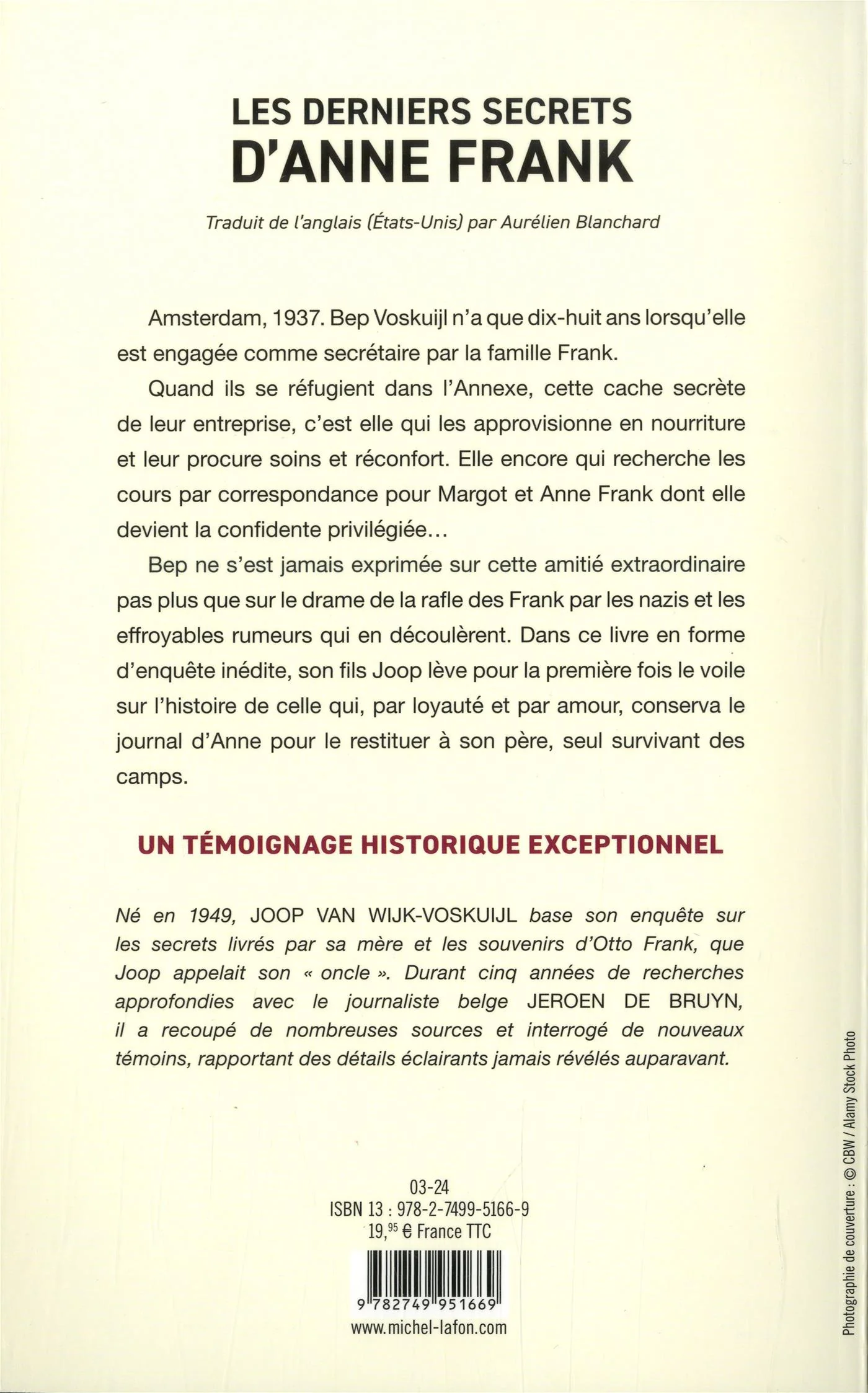 Les derniers secrets d'Anne Frank : l'histoire méconnue d'Anne Frank, de sa protectrice et d'une trahison familiale - Image 2