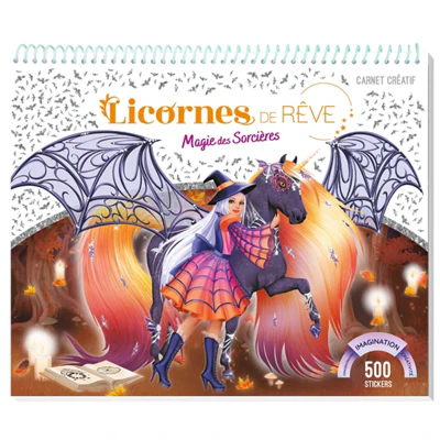Licornes de rêve - Carnet créatif - Magie des sorcières