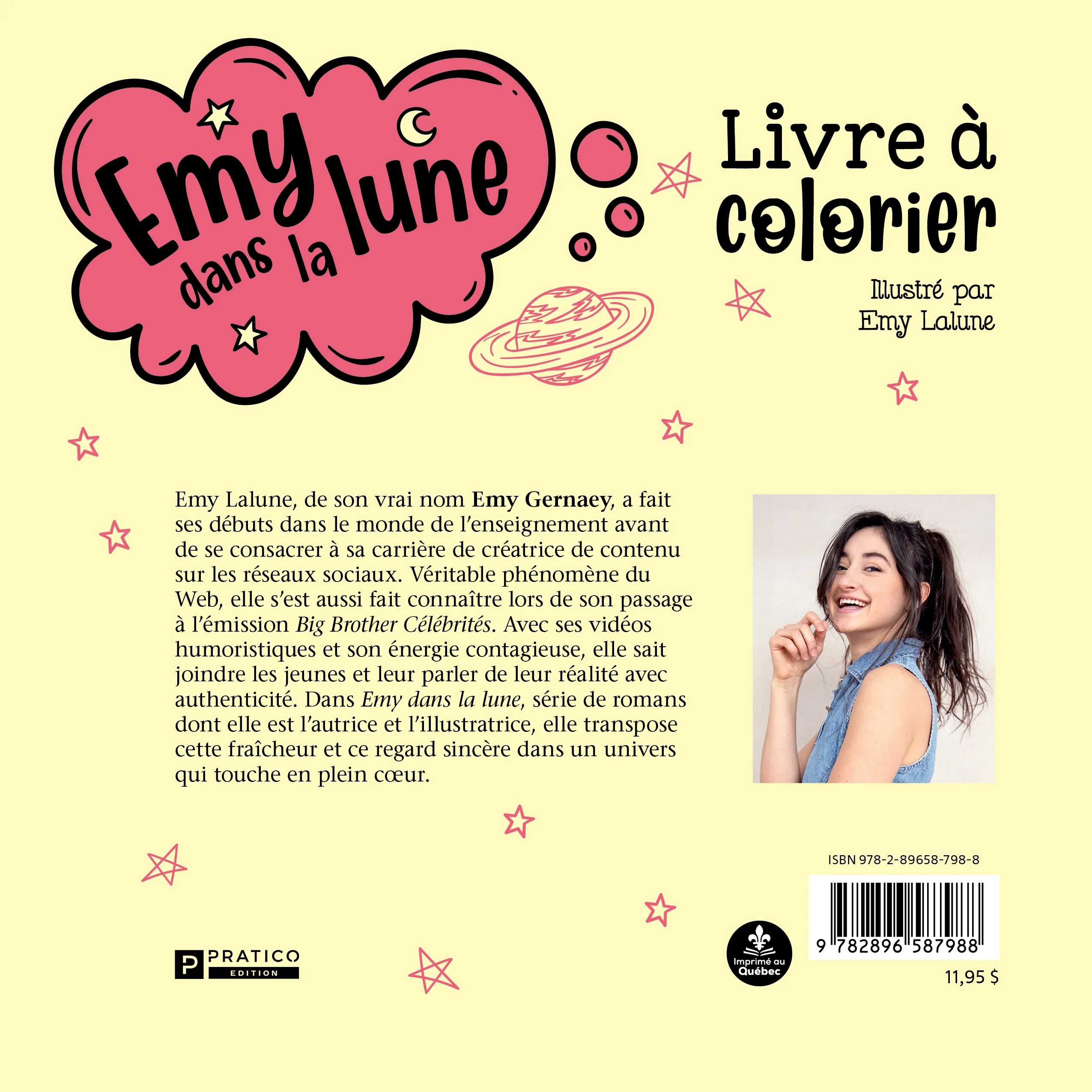 Livre à colorier Emy dans la lune - Image 2