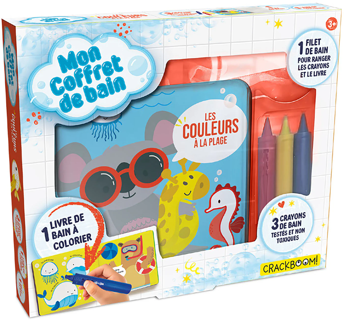 Livre de bain les couleurs de la plage