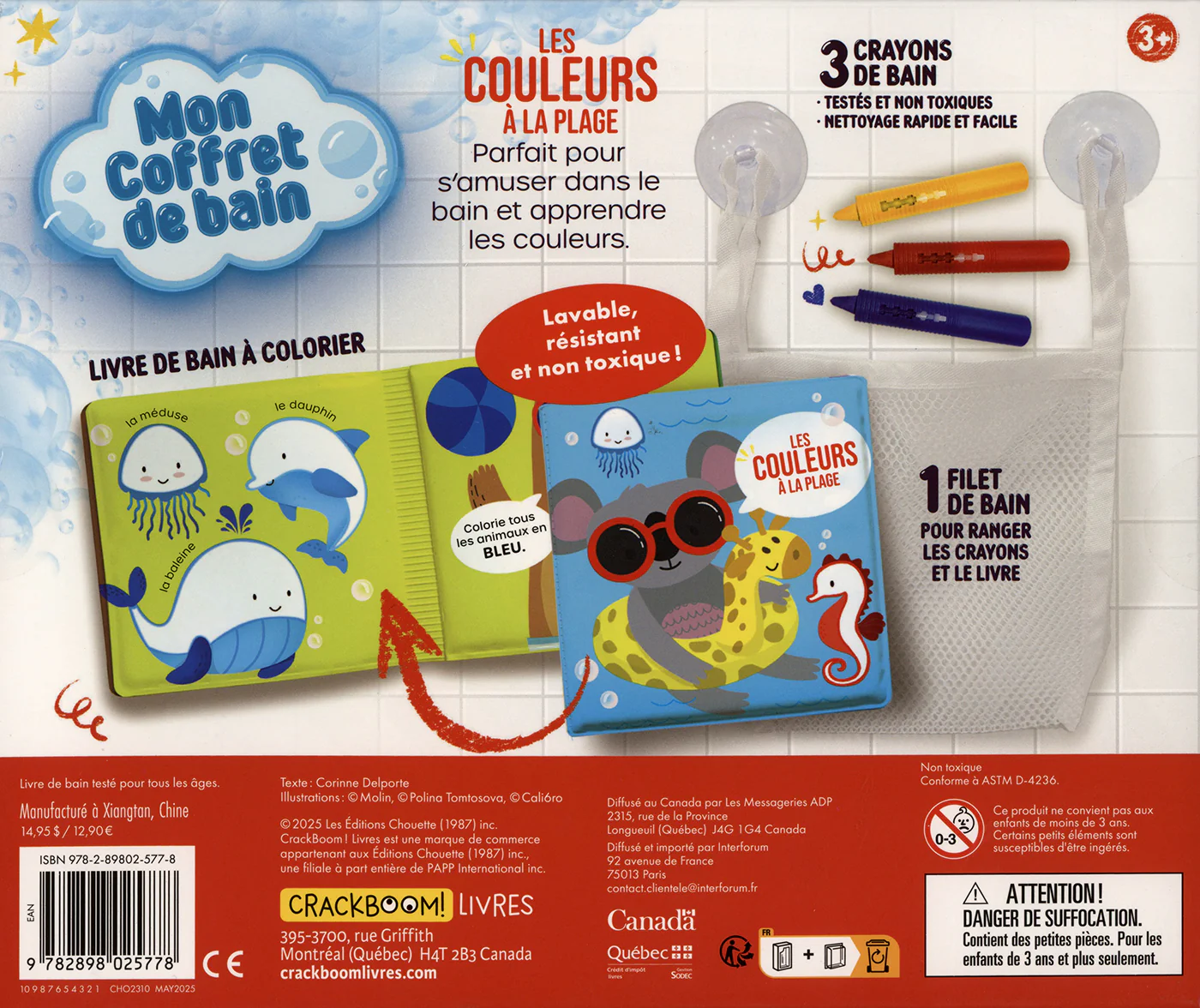 Livre de bain les couleurs de la plage - Image 2