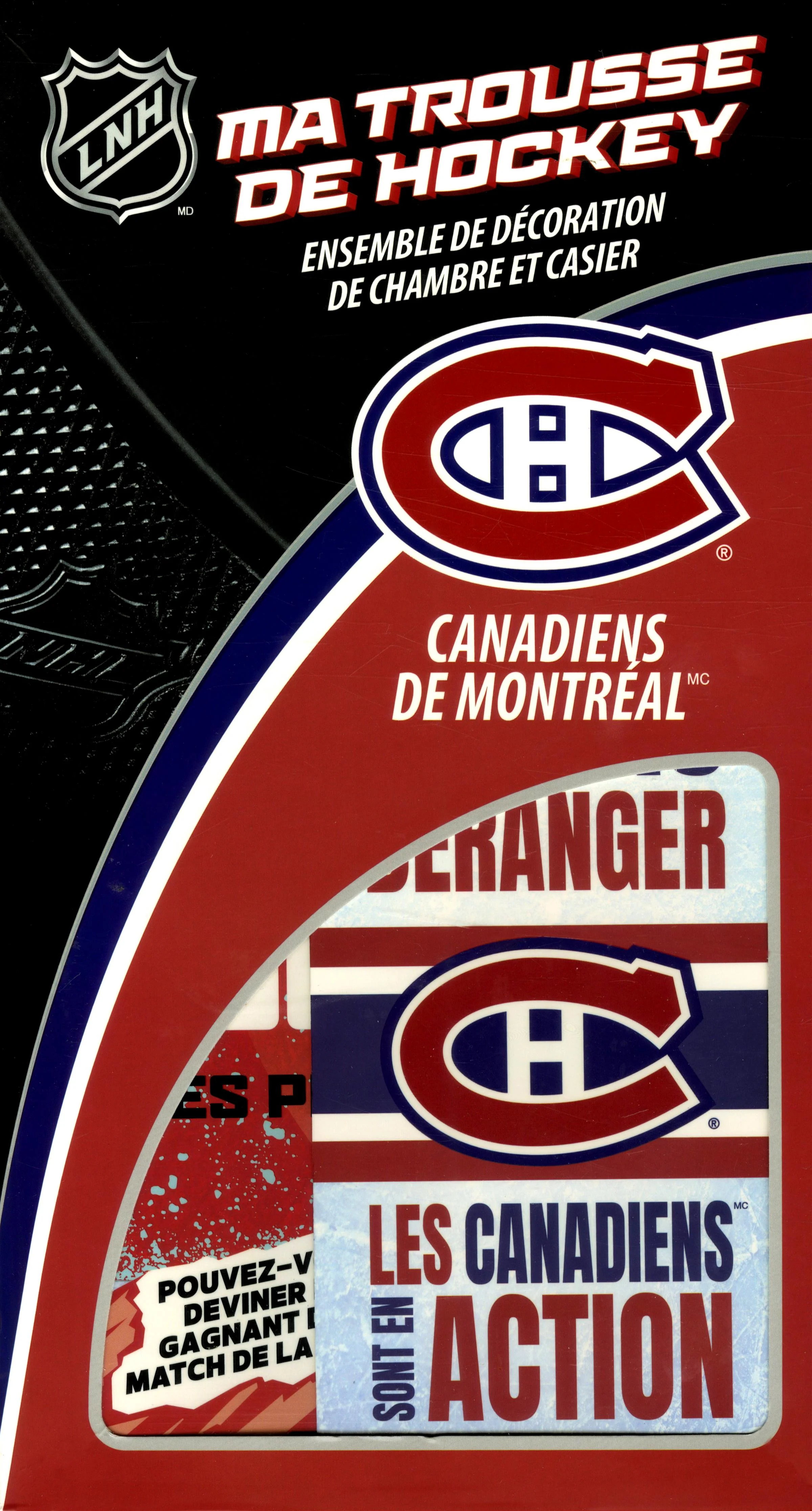 Ma trousse de hockey - Les Canadiens de Montréal