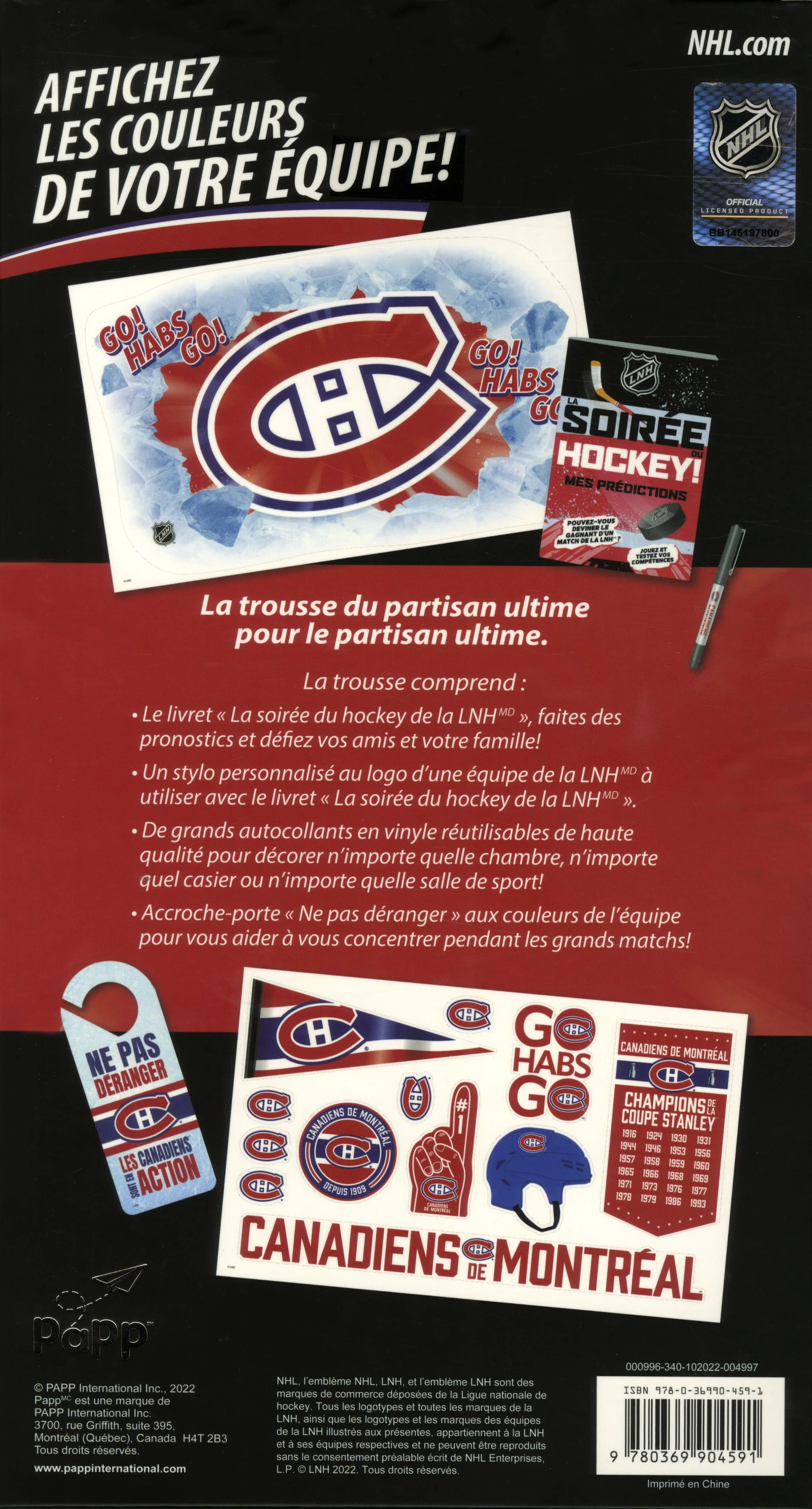 Ma trousse de hockey - Les Canadiens de Montréal - Image 2