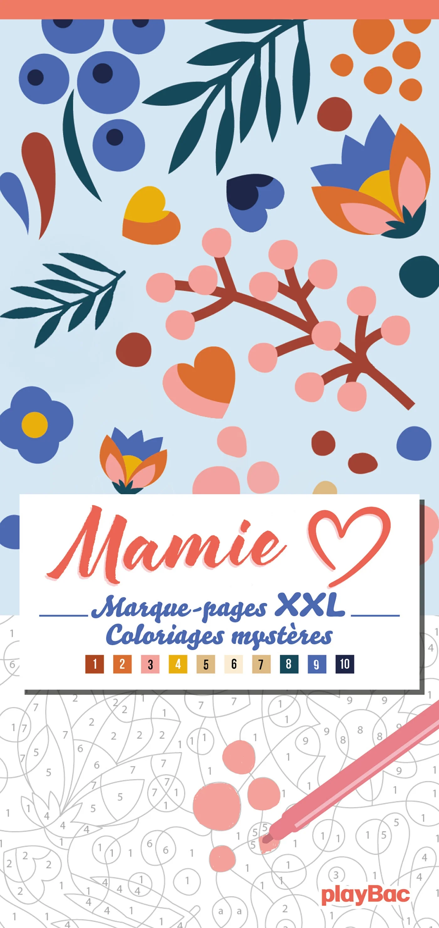 Mamie - Marque-pages XXL - Coloriages mystères