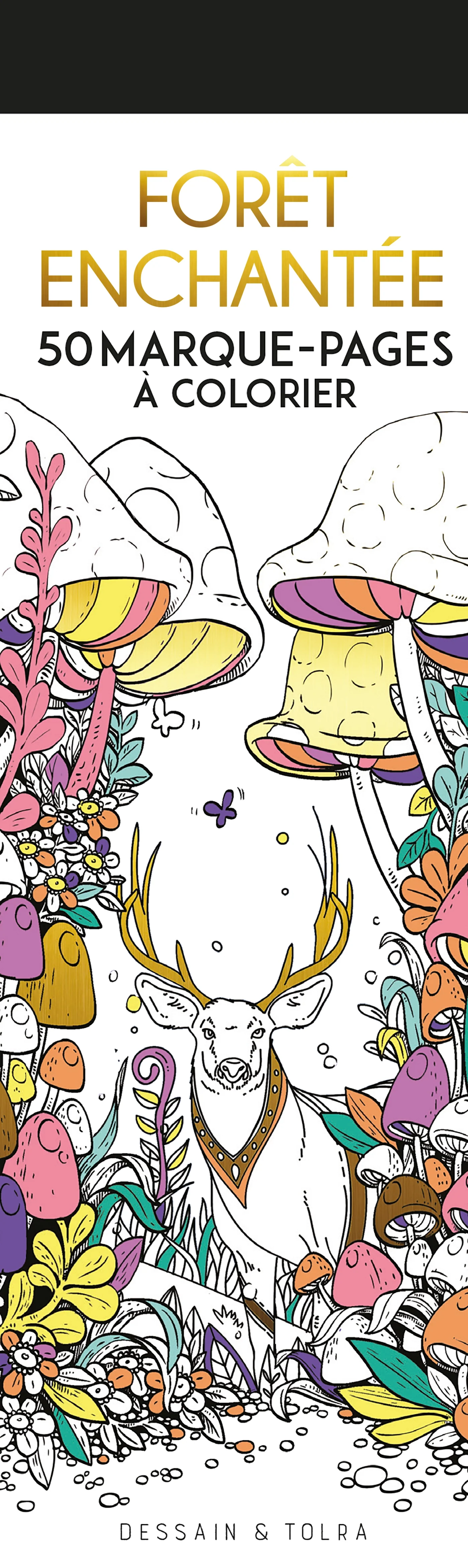 Marque page forêt enchantée