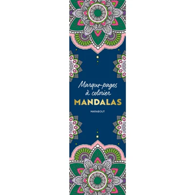 Marque-pages à colorier - Mandalas