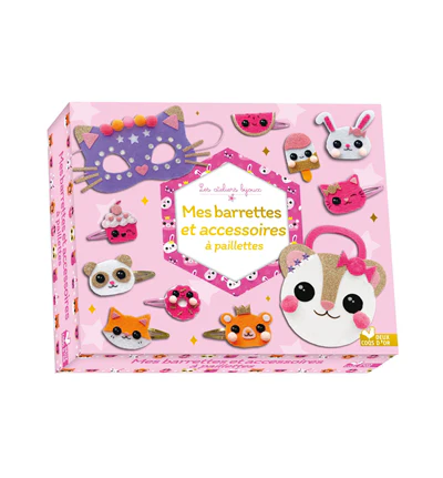 Mes barrettes et accessoires à paillettes - coffret avec accessoires - Image 9