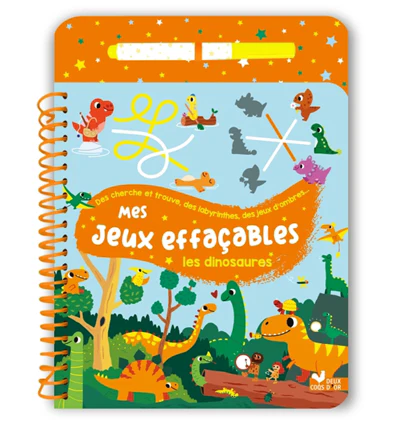 Mes jeux effaçables - Les dinosaures