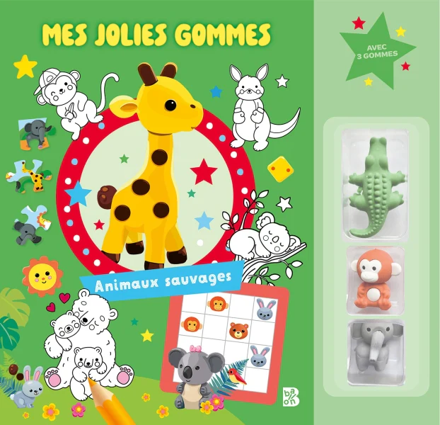 Mes jolies gommes - Les animaux