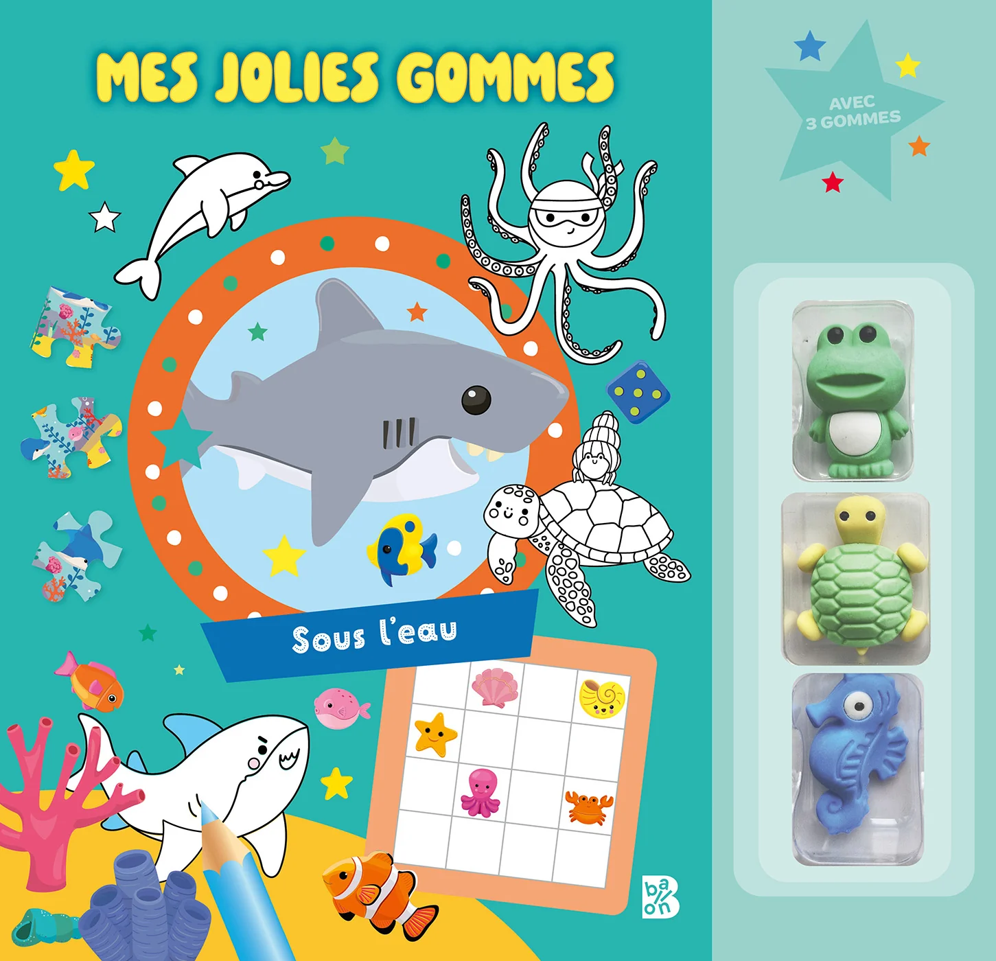 Mes jolies gommes - Sous l'eau
