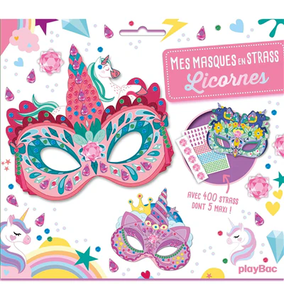 Mes masques en strass - Licornes - Image 3