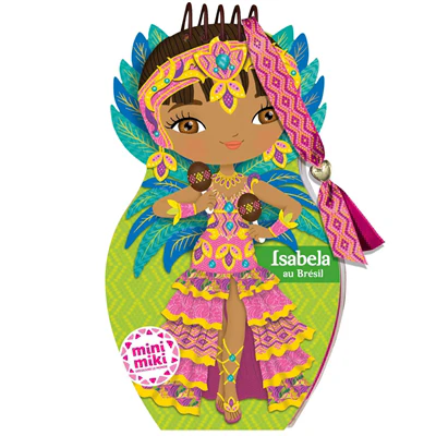 Minimiki - Carnet créatif  - Isabela au Brésil nouvelle édition - 2025