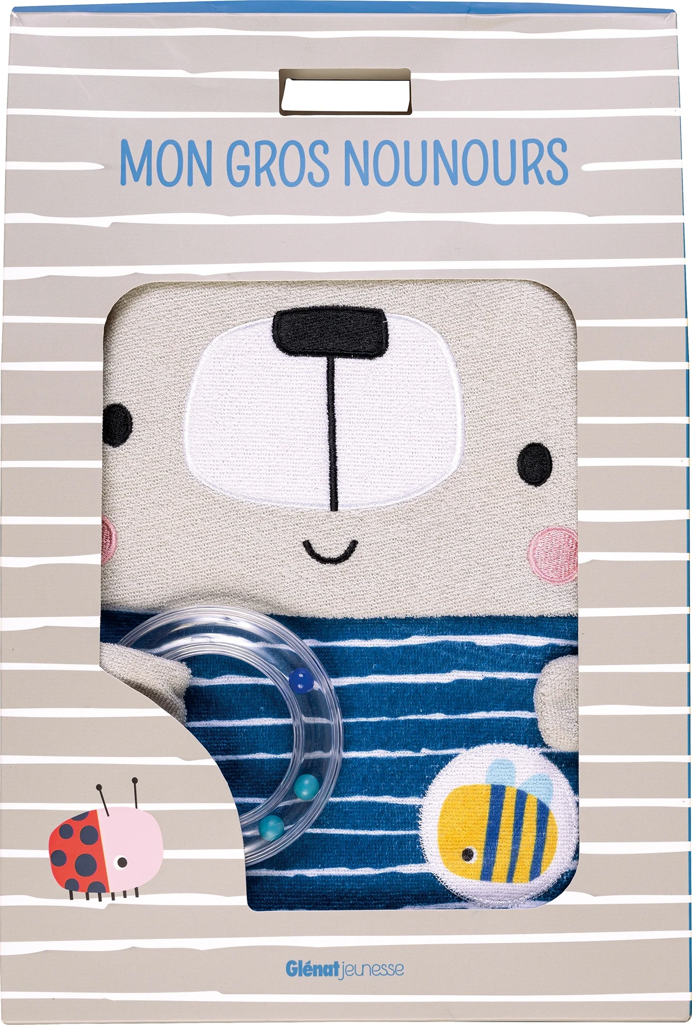 Mon gros nounours avec hochet
