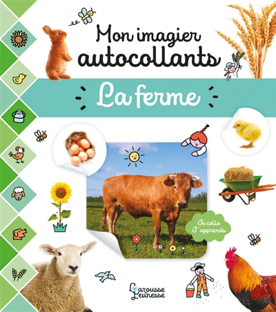 Mon imagier autocollants : La ferme