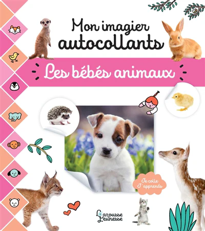 Mon imagier autocollants : Les bébés animaux