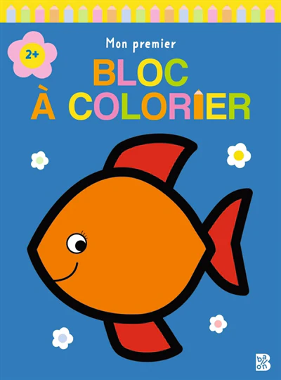 Mon premier bloc à colorier : Poisson