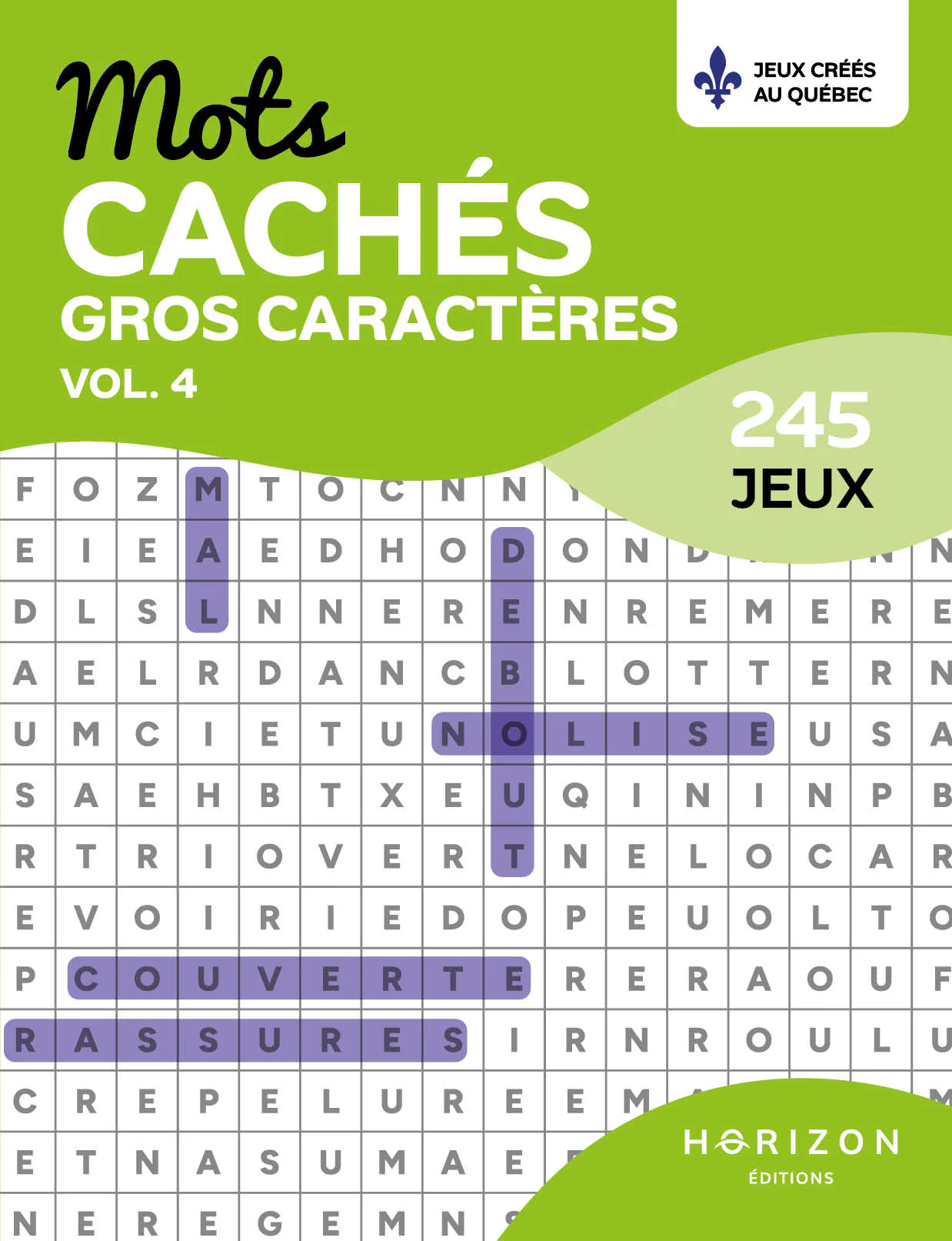 Mots cachés gros caractères - Vol. 4