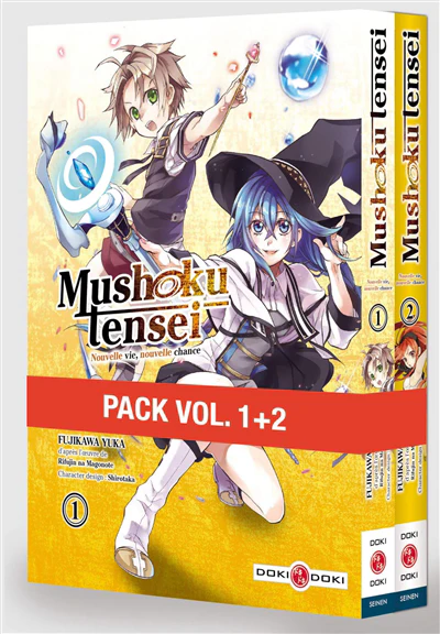 Mushoku tensei : nouvelle vie, nouvelle chance : pack vol. 1 + 2