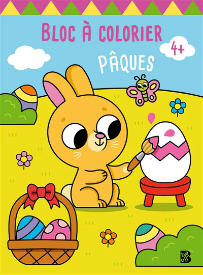 Pâques - Bloc à colorier