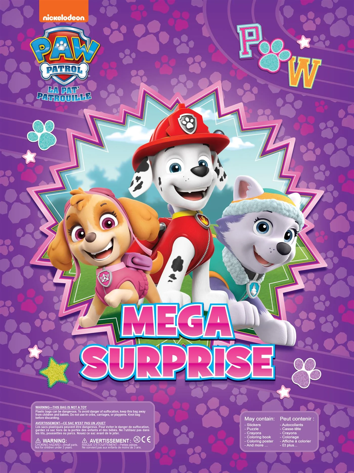 Sac Mega Surprise - Pat'patrouille (fille)