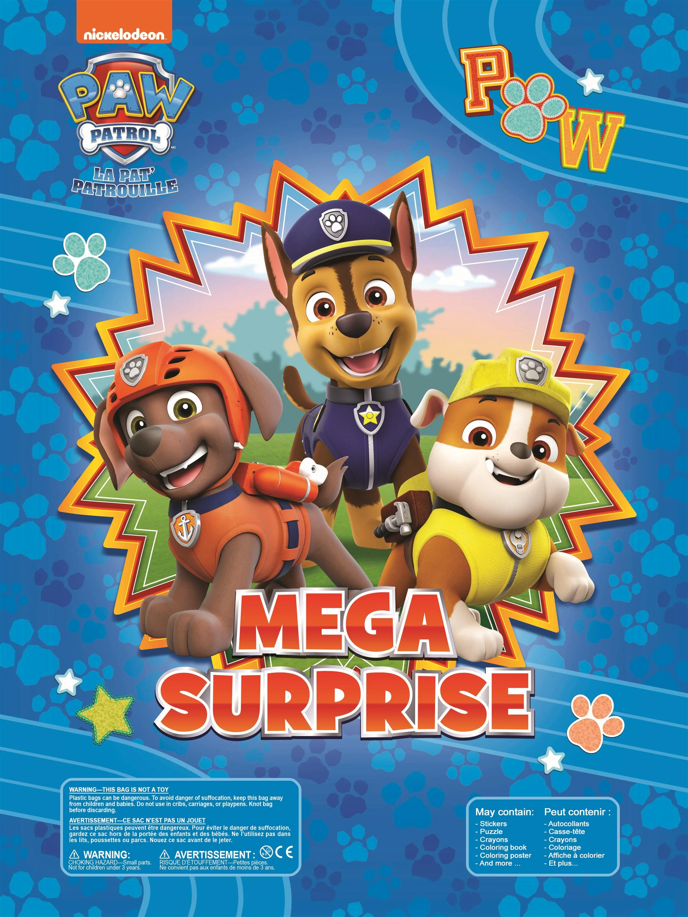 Sac Mega Surprise - Pat'patrouille (garcon)