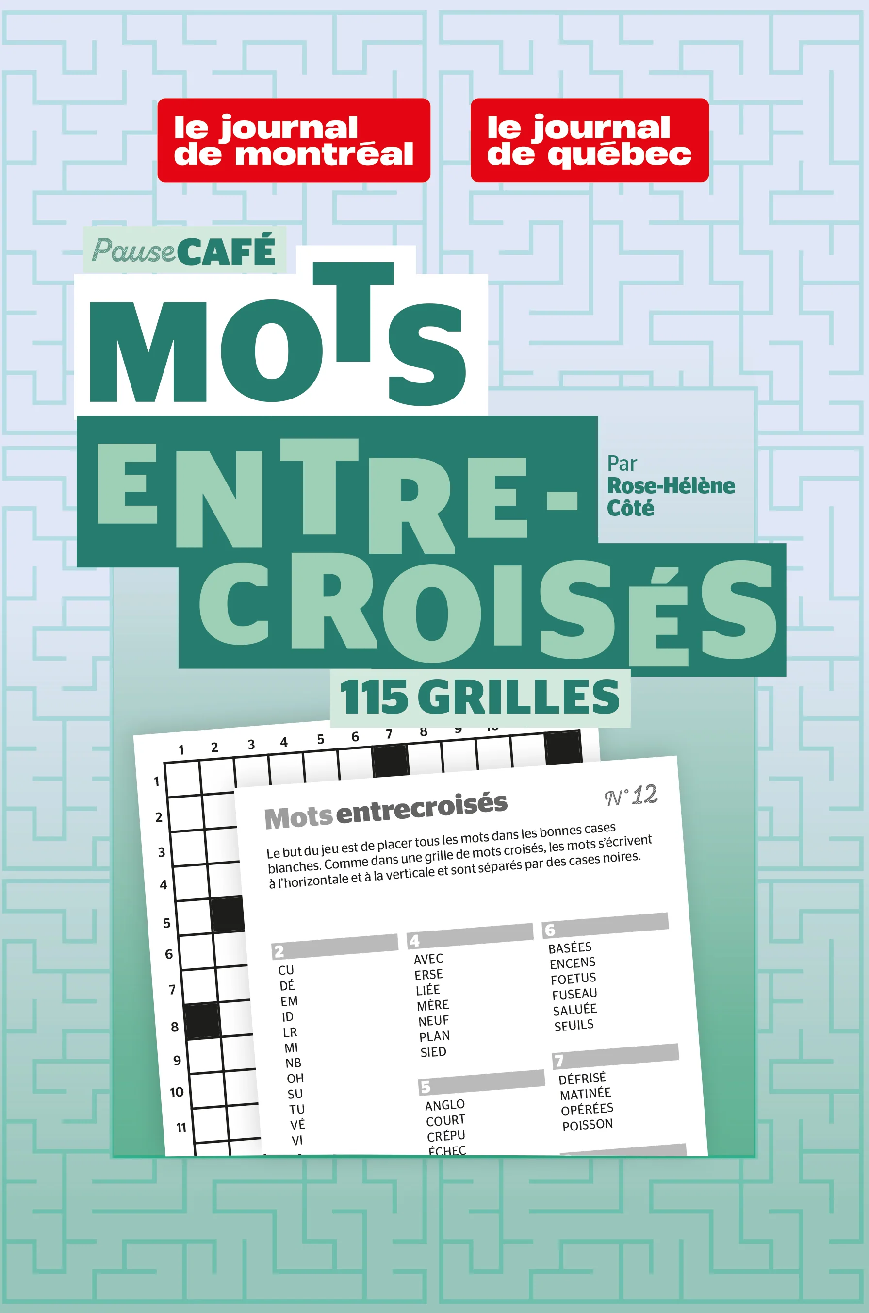 Pause Café : Mots entrecroisés no 1