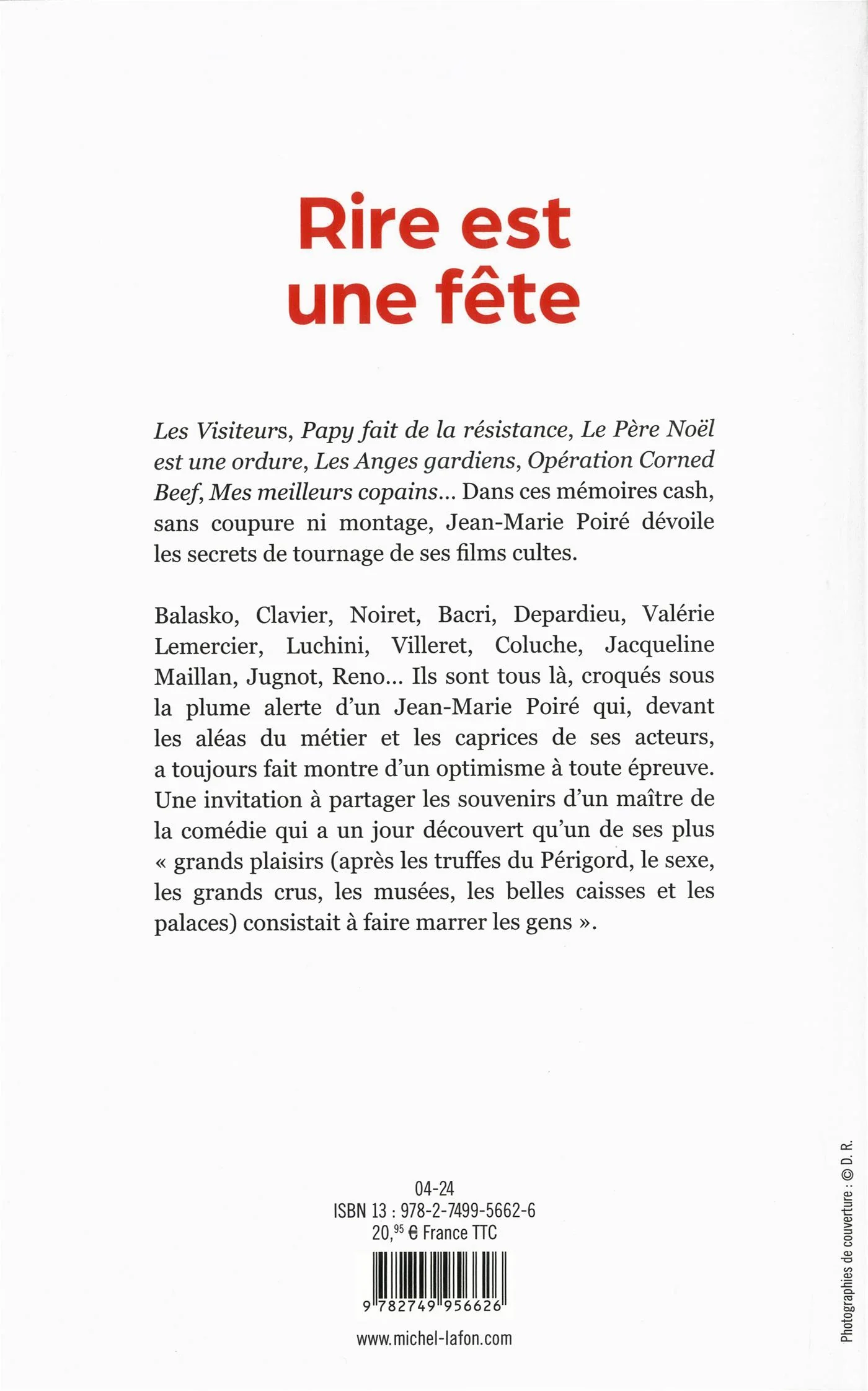 Rire est une fête : mémoires cash d'un réalisateur culte - Image 2